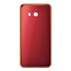 For HTC U11 Rear Back Glass Cover - Red - Qwikfone.com