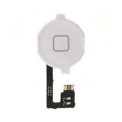 For 4 4G Home Button Flex Cable Assembly White - Qwikfone.com