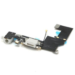 For iPhone SE Charge Charging Dock Port Connector Flex & Audio Jack White - Qwikfone.com