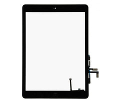 For iPad Air 1 - iPad 5 (2017) Touch Screen Digitizer Glass with Home Button Glue Black - Qwikfone.com
