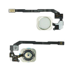 For 5S Home Button Flex Cable Assembly White - Qwikfone.com