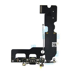 For Apple iPhone 7 Plus Black Charging Dock Port Flex Cable - Qwikfone.com