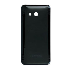 For HTC U11 Rear Back Glass Cover - Black - Qwikfone.com