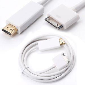 30 Pin Dock Connector to HDMI TV Cable Adapter for iPad 2, 3 & iPhone 4, 4S - Qwikfone.com