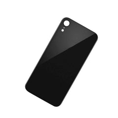 For Apple iPhone XR Back Glass Black Big Hole Replacement - Qwikfone.com
