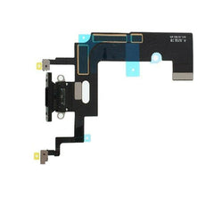 Original iPhone XR Black Charging Port Flex Cable OEM Replacement - Qwikfone.com