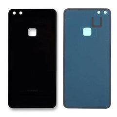 For  Huawei P10 Lite Rear Back Glass Battery Cover - Black - Qwikfone.com