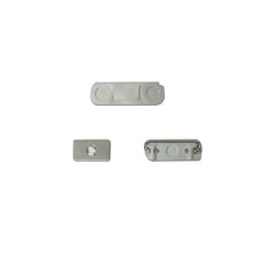 For iPhone 5S Power Volume and Mute Switch Buttons - Silver - Qwikfone.com