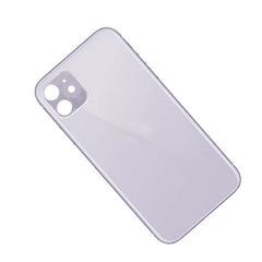 For New Apple iPhone 11 Back Glass White Big Hole Replacement - Qwikfone.com