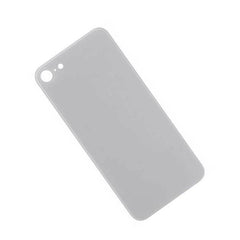 For Apple iPhone 8 Back Glass White Big Hole Replacement - Qwikfone.com