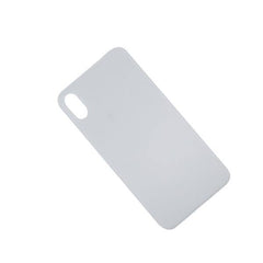 For Apple iPhone XS Back Glass White Big Hole Replacement - Qwikfone.com