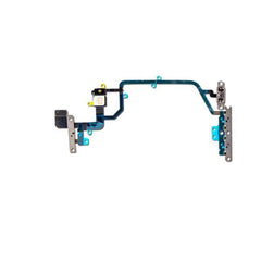 For iPhone XR Power - Volume Flex Cable with Microphone ORIGINAL OEM Replacement - Qwikfone.com
