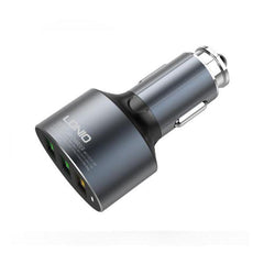 LDNIO C703Q  3 USB QC 3.0 Car Charger + Lightning Cable - Qwikfone.com