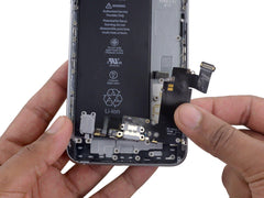 iPhone 6s Plus Grey Charging Port Dock Connector, Headphone Jack Flex - Qwikfone.com
