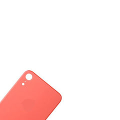 For Apple iPhone XR Back Glass Coral Big Hole Replacement - Qwikfone.com