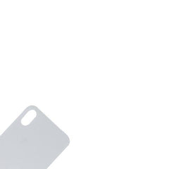 For Apple iPhone XS Back Glass White Big Hole Replacement - Qwikfone.com