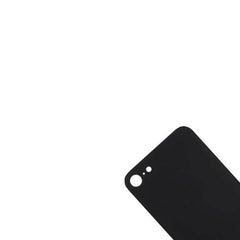 For Apple iPhone 8 Back Glass Black Big Hole Replacement - Qwikfone.com