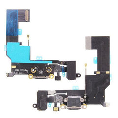 For iPhone SE Charge Charging Dock Port Connector Flex & Audio Jack Black - Qwikfone.com