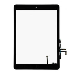 For iPad Air 1 - iPad 5 (2017) Touch Screen Digitizer Glass with Home Button Glue Black - Qwikfone.com