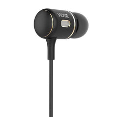 Vidvie HS624 Wired Earphone 3.5mm Headset With Microphone -  Black - Qwikfone.com