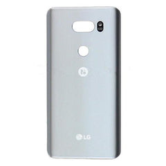For LG V30 Rear Back Glass Battery Cover - Silver - Qwikfone.com