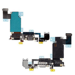 iPhone 6s Plus Grey Charging Port Dock Connector, Headphone Jack Flex - Qwikfone.com