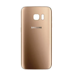 For Samsung Galaxy S7 Rear Back Glass Cover - Gold - Qwikfone.com