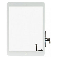 For iPad Air 1 - iPad 5 (2017) Touch Screen Digitizer Glass with Home Button Glue White - Qwikfone.com