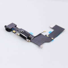 For iPhone SE Charge Charging Dock Port Connector Flex & Audio Jack Black - Qwikfone.com