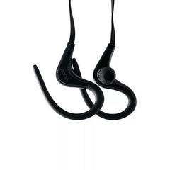 Vidvie HS618 Ear Hook Earphone Wired Headset With Microphone Earbuds - Black - Qwikfone.com