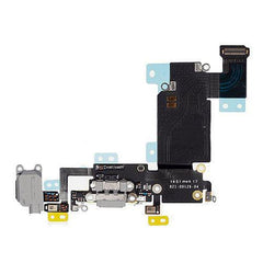 iPhone 6s Plus Grey Charging Port Dock Connector, Headphone Jack Flex - Qwikfone.com