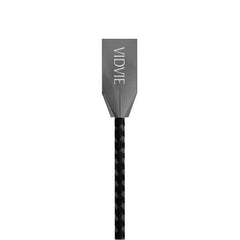 Vidvie CB446 iPhone Lightning Cable 2.4A 1.2 Meters -  Grey - Qwikfone.com