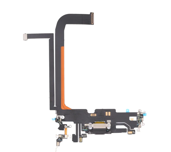 For Apple iPhone 13 Pro Max Charging Port Flex Cable Part - Black