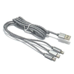 LDNIO LC85C 3.4A 3IN1 Lightning Micro USB and Type-C Cable - Qwikfone.com