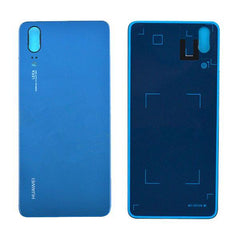 For Huawei P20 Rear Back Glass Battery Cover - Blue - Qwikfone.com
