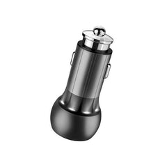 LDNIO C503Q Dual USB QC3.0 Lamp Ring Coil Lighting Car Charger + Type C Cable - Qwikfone.com