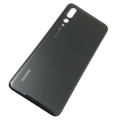 For Huawei P20 Pro Rear Back Glass Battery Cover - Black - Qwikfone.com