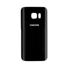 For Samsung Galaxy S7 Edge Rear Back Glass Cover - Black - Qwikfone.com