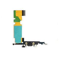 For iPhone 8 Plus Connector Charging Port Dock With Mic -  Black - Qwikfone.com