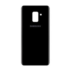 For Samsung Galaxy A8 (2018) Rear Back Glass Cover - Black - Qwikfone.com