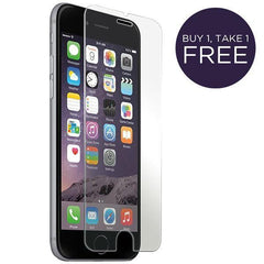 iPhone 6 Plus Tempered Glass Screen Protector + Alcohol Pad + Cloth - Qwikfone.com