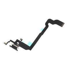 For iPhone X Charging Port Dock Connector Microphone - Black - Qwikfone.com
